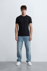 Men’s Tomato Store Crew Neckline Short Sleeves Base Layer Relaxed Professional And Casual T-Shirt