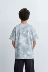 Boy's Tomato Store T-Shirt Cloud Wash Oversized Soft All Over Washed Effect