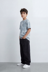 Boy's Tomato Store T-Shirt Cloud Wash Oversized Soft All Over Washed Effect