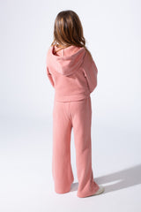 Girl's Two-Piece Tomato Store Set Cropped Zip-Up Modern Streetwear Edge Long Sleeve Slim Fit Outfit