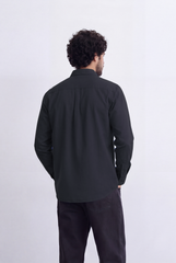Men's Regular Fit Long Sleeve Basic Linen Shirt Tomato Store Classic Button-Down Clean Casual Style