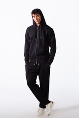 Men's Oversize Melton 2 Pieces Winter Outfit Set