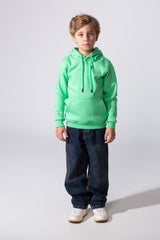 Boy's Hooded Sweatshirt With Kangaroo Pocket Long Sleeve Basic Everyday Wear Tomato Store