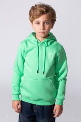 Boy's Hooded Sweatshirt With Kangaroo Pocket Long Sleeve Basic Everyday Wear Tomato Store