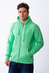 Men's Zip-Up Side Pockets Long Sleeves Practical Everyday Wear Hood Slim Fit Sweatshirt