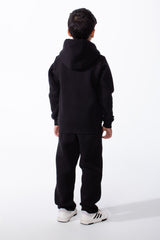 Boy's Tracksuit Front Zipper Split Pockets Stylish Cozy Everyday Look Oversize Outfit