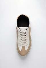 Men’s Retro Modern Sneaker Low-Top Trainers White Midsole Vintage Inspired Tread Classic Aesthetic Shoes