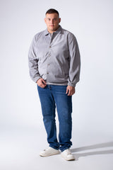 Men's Snap Button With Elasticated Cuffs Classic Collar Side Pockets Modern Versatile Big Size Velvet Shirt