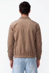Men's Velvet Slim Fit Long Sleeve Shirt With Pockets