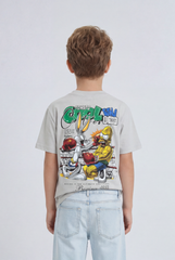 Boy's Tomato Store T-Shirt Oversized Playful Bold Color Print