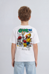 Boy's Tomato Store T-Shirt Oversized Playful Bold Color Print