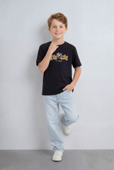 Boy's Tomato Store Graphic Tee Exercise Typography Print Cartoon Character Artwork