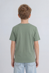 Boy's Tomato Store Graphic Tee Exercise Typography Print Cartoon Character Artwork