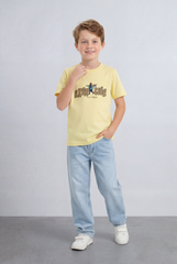 Boy's Tomato Store Graphic Tee Exercise Typography Print Cartoon Character Artwork