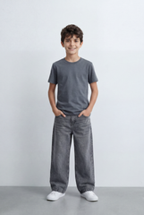 Boy’s Tomato Store Essential T-Shirt Clean Minimal Design Regular Fit Silhouette Everyday Versatility