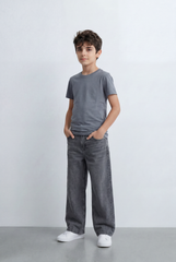 Boy’s Tomato Store Essential T-Shirt Clean Minimal Design Regular Fit Silhouette Everyday Versatility