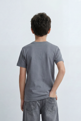 Boy’s Tomato Store Essential T-Shirt Clean Minimal Design Regular Fit Silhouette Everyday Versatility