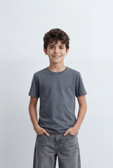 Boy’s Tomato Store Essential T-Shirt Clean Minimal Design Regular Fit Silhouette Everyday Versatility