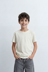 Boy’s Tomato Store Essential T-Shirt Clean Minimal Design Regular Fit Silhouette Everyday Versatility
