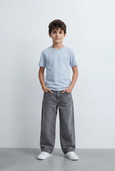 Boy’s Tomato Store Essential T-Shirt Clean Minimal Design Regular Fit Silhouette Everyday Versatility