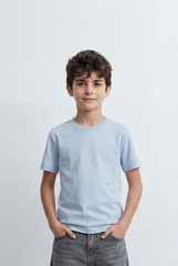 Boy’s Tomato Store Essential T-Shirt Clean Minimal Design Regular Fit Silhouette Everyday Versatility