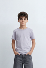 Boy’s Tomato Store Essential T-Shirt Clean Minimal Design Regular Fit Silhouette Everyday Versatility