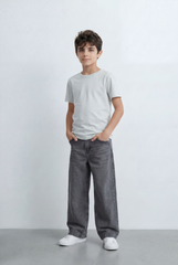 Boy’s Tomato Store Essential T-Shirt Clean Minimal Design Regular Fit Silhouette Everyday Versatility