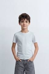 Boy’s Tomato Store Essential T-Shirt Clean Minimal Design Regular Fit Silhouette Everyday Versatility