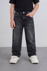 Boy's Tomato Store Boyfriend Denim Pants Mid Rise Flow Washed Vintage Finish