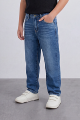 Boy's Tomato Store Boyfriend Denim Pants Mid Rise Flow Washed Vintage Finish