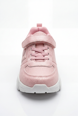 Girl's Bold Chunky Trainer Sculpted Midsole Provides Structured Feel Excellent Stability All-Day Elastic Laces Shoes