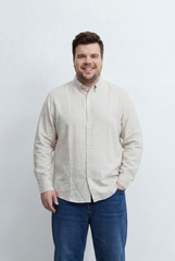 Men’s Tomato Store Big Size Button Down Shirt With Relaxed Fit Classic Collar Design