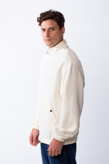 Men's Long Sleeves Full Zip Side Pockets High Collar Elasticated Waistband Slim Fit For Casual Look Sweatshirt