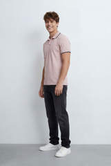 Men’s Tomato Store Delivers Contrast Tipping Details Collar And Sleeves T-Shirt