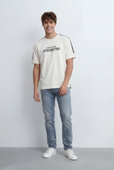 Men’s Tomato Store Combines Sport Inspired Shoulder Details Motivational Front Graphic