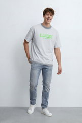 Men’s Tomato Store T-Shirt Shifts Focus To The Back With Large Typography Graphic