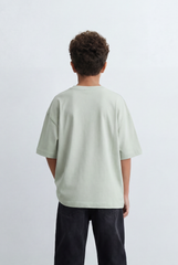 Boy's Tomato Store Oversized Graphic T-Shirt No Days Off Typography Print Bold Front Artwork