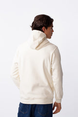 Men's Ripped Slim Fit Kangaroo Pocket Hood Sweatshirt