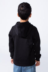Boy’s Slim Fit Distressed Comfortable Everyday Hood Sweatshirt With Drawstring