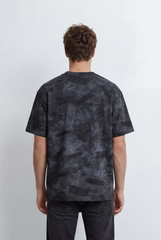 Men’s Tomato Store Graphic T-Shirt Tonal All Over Print Cloud Wash Finish