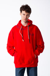 Men's Unique Long Sleeves One Shoulder Print Casual Comfy Slim Fit Melton Hooded Sweatshirt