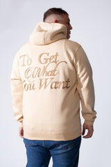 Men's Long Sleeves Textured Front Kangaroo Pocket Comfy Big Size Hooded Melton Sweatshirt
