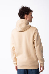 Men's Cross Over Hood Extra Wide Flat Drawstrings Set-In Sleeves Classic Kangaroo Pocket Ribbed Cuffs And Hem Sweatshirt