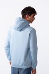 Men's Slim Fit Tomato Melton Everyday Wear Basic Hood Sweatshirt