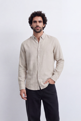 Men's Regular Fit Long Sleeve Basic Shirt With Button-Down Clean Casual Everyday Style Tomato Store