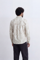 Men’s Tomato Store Mineral Texture Shirt Washed Cloud Effect Surface Tonal Vintage Finish