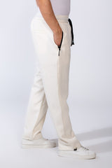 Men's Waistband With Zipper Pockets Comfortable Casual Everyday Wear Wide Leg Sweatpants