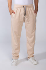 Men's Elastic Waistband With Practical Side Pockets Wide Leg Sweatpants