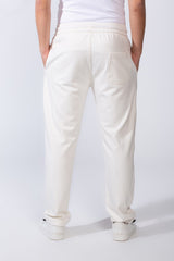 Men's Elastic Waistband With Practical Side Pockets Wide Leg Sweatpants