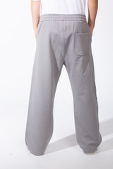 Men's Wide Leg Sweatpants Double Needle Side Seams In-Seam Side Pockets Designed